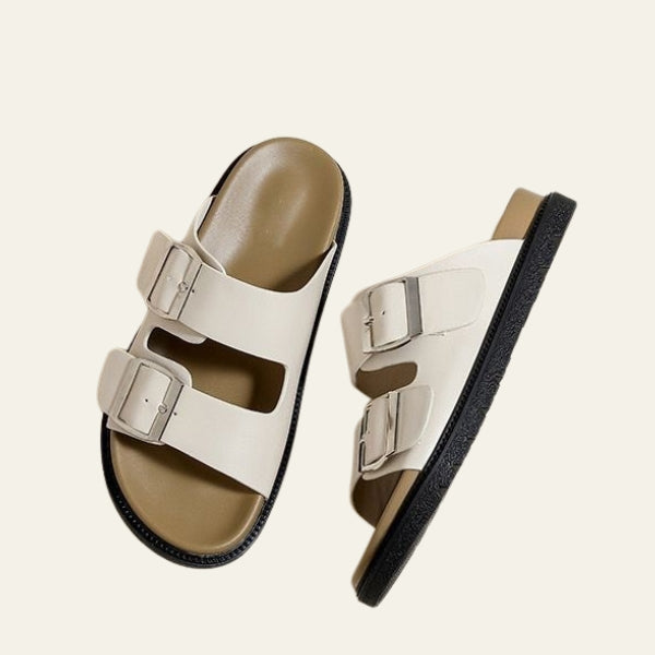 The Riviera Buckle-Strap Sandals