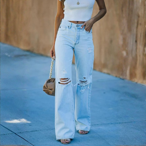 The Malibu Distressed Denim Jean