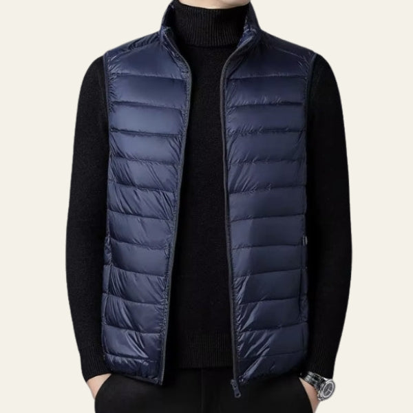 The Oslo Lightweight Quilted Zip Vest