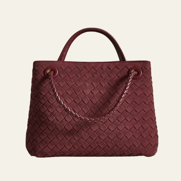 The Florence Woven Top-Handle Tote