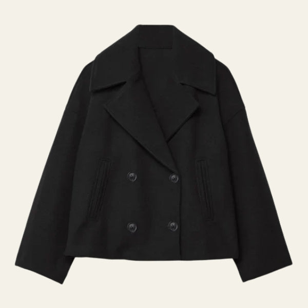 The Copenhagen Wool Cropped Coat