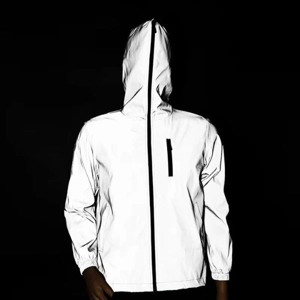 The Luminate Reflective Hooded Shell Jacket