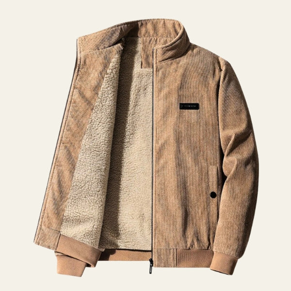 The Hudson Ribbed Zip Jacket