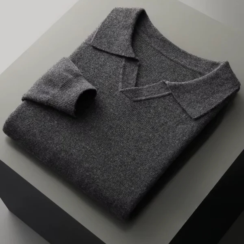 The Geneva Merino Polo Sweater