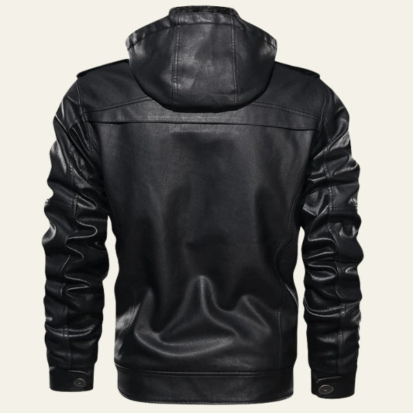 The Oslo Contrast-Panel Hooded Jacket