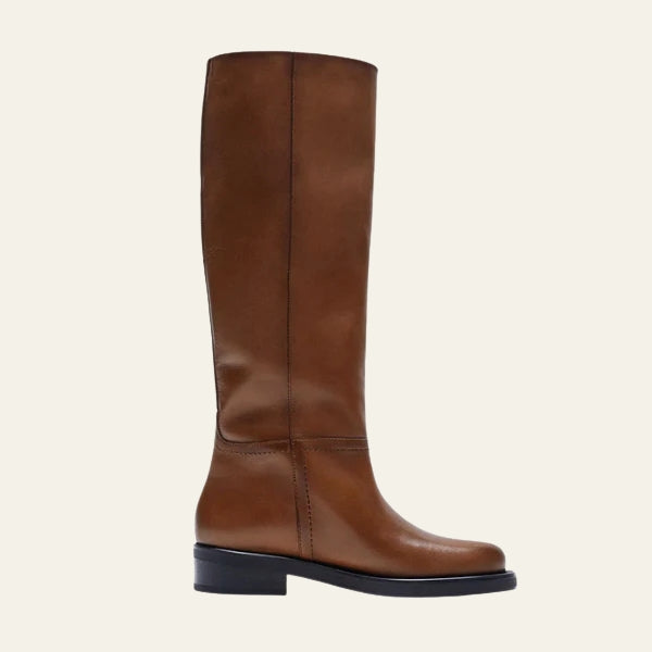 The Valencia Leather Knee Boot