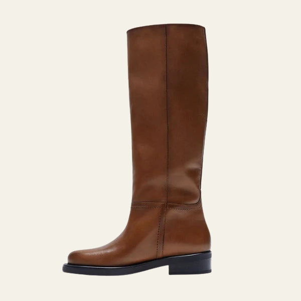 The Valencia Leather Knee Boot