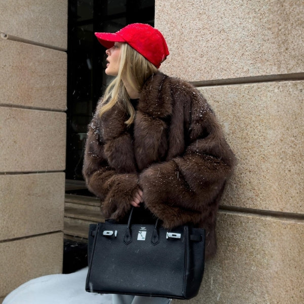 The Aspen Plush Faux-Fur Coat