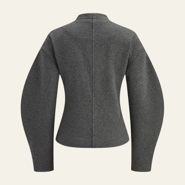 The Oslo Dome-Button Jacket