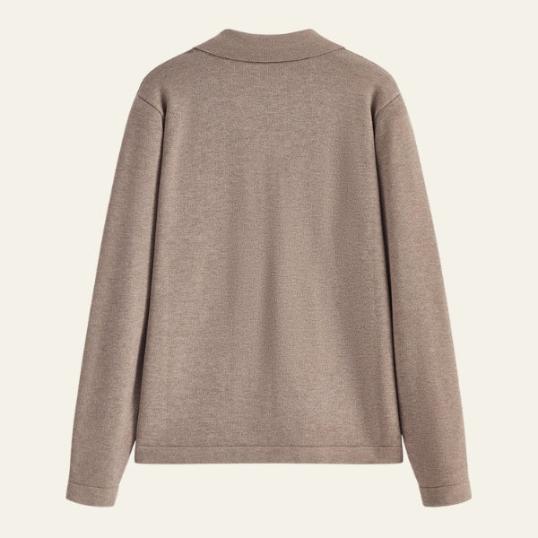 The Siena Soft-Knit Collared Top