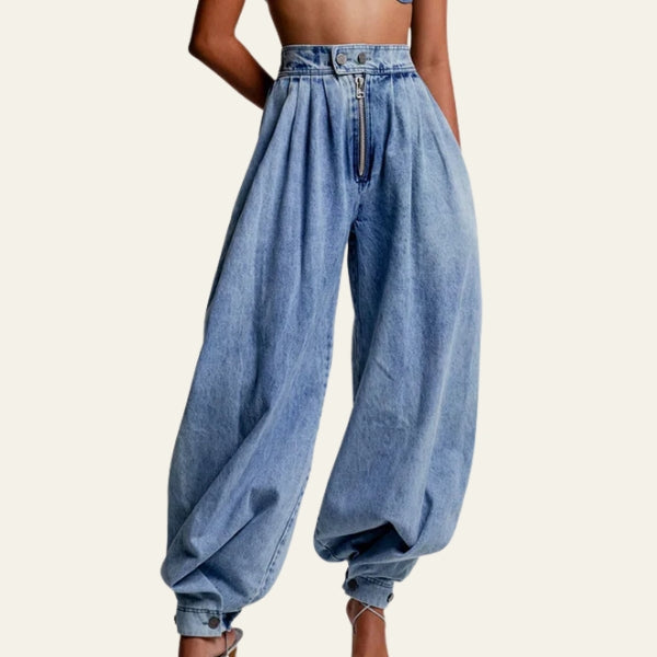 The Kyoto Pleated Balloon Jeans