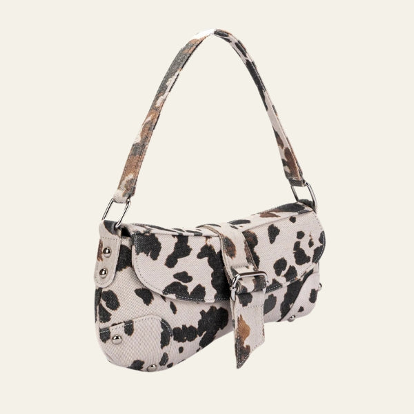 The Dakota Buckle-Front Shoulder Bag