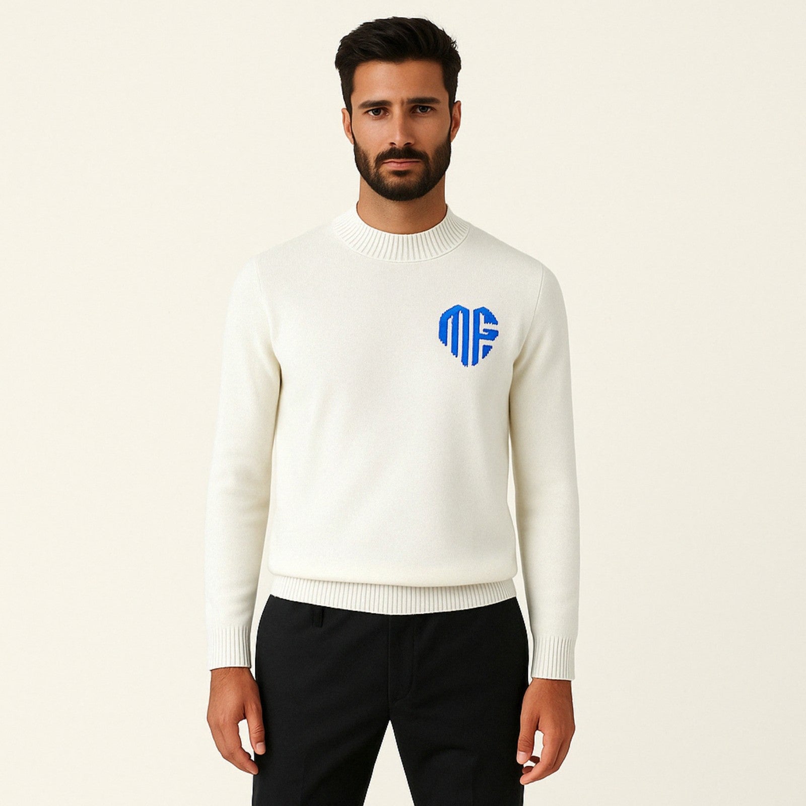 The Paris Cashmere Emblem Sweater