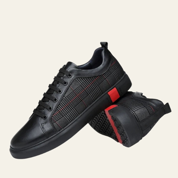 The Kyoto Plaid-Panel Sneaker