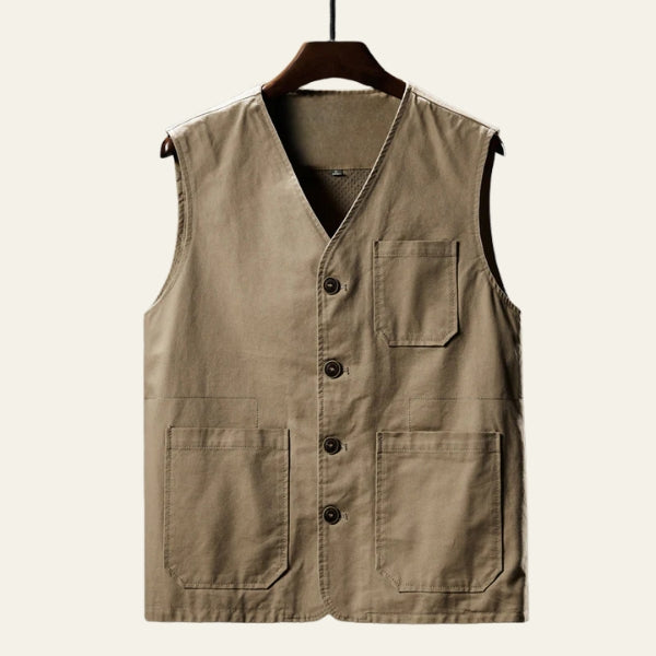The Kyoto Multi-Pocket Utility Vest