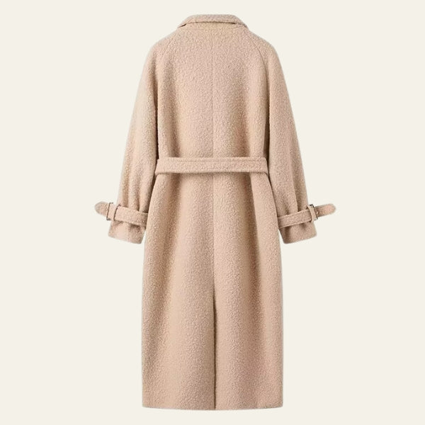 The Oslo Textured Belted Long Coat