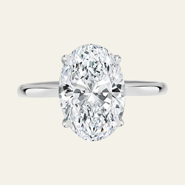 The Aurelia Oval Solitaire Ring
