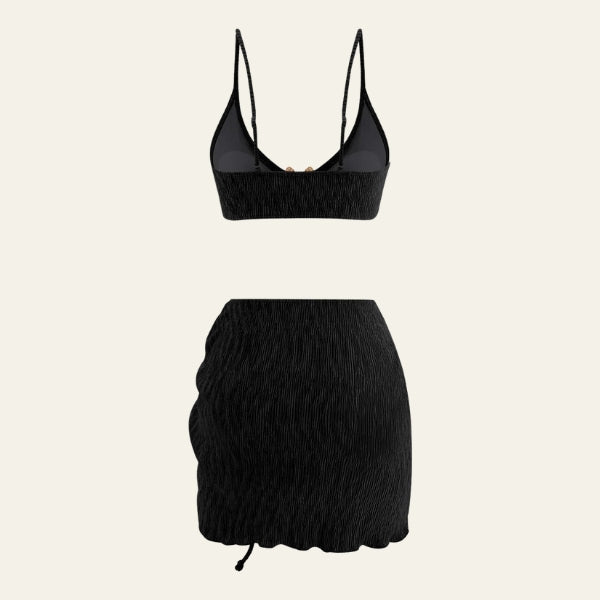 The Capri Ruched Three-Piece Set