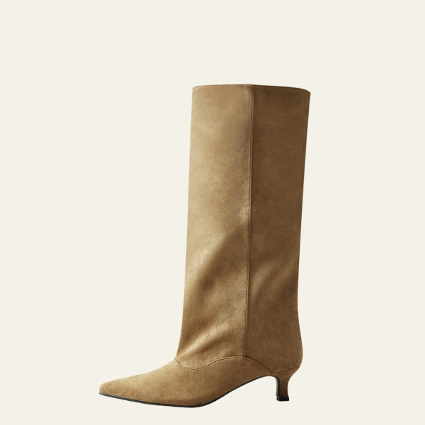 The Siena Pointed-Toe Knee-High Boots