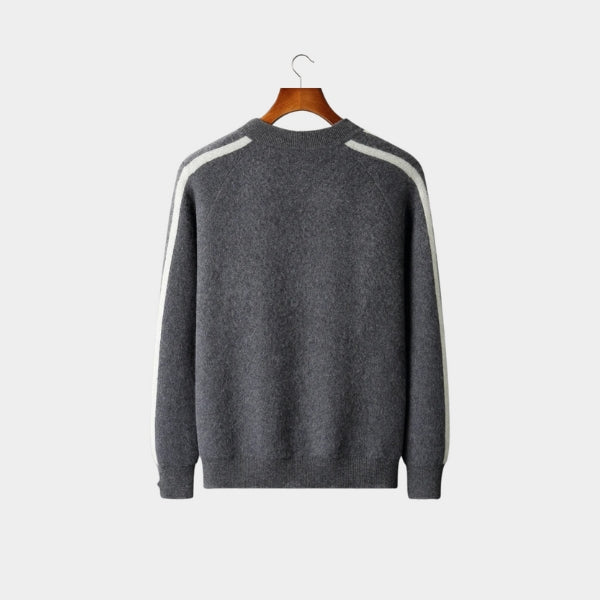 The Oslo Wool Track Zip Knit