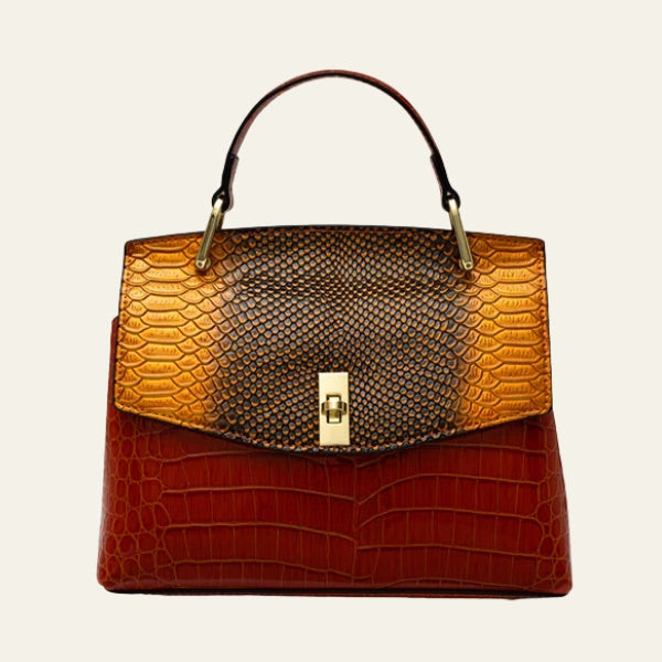 The Milano Structured Top-Handle Shoulder Bag