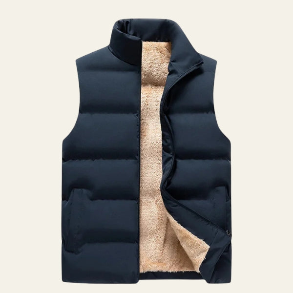 The Alpine Plush-Lined Puffer Vest