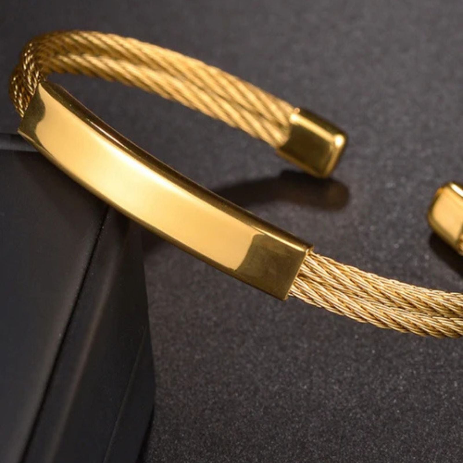 The Geneva Steel Torque Cuff