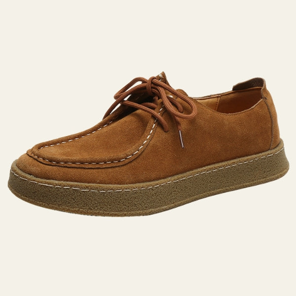 The Terra Soft-Suede Lace-Up Casual Shoe