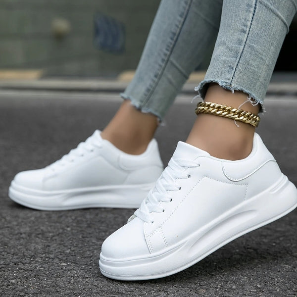 The Milan Chunky-Sole Lace-Up Sneakers