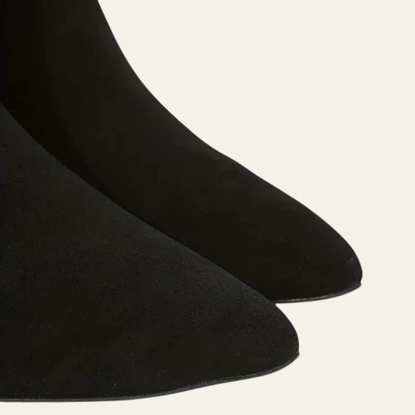 The Siena Suede Zip Ankle Boots
