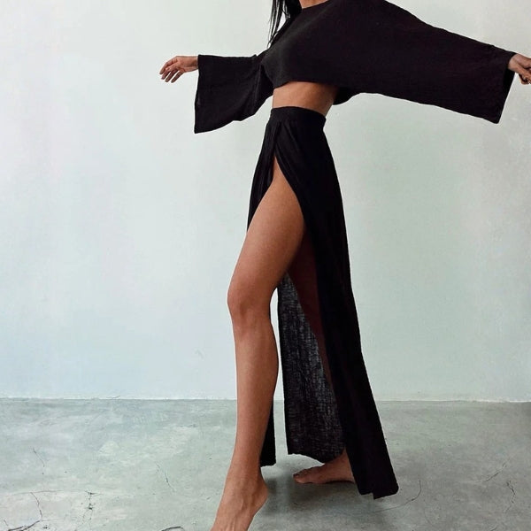 The Capri Textured Two-Piece Set