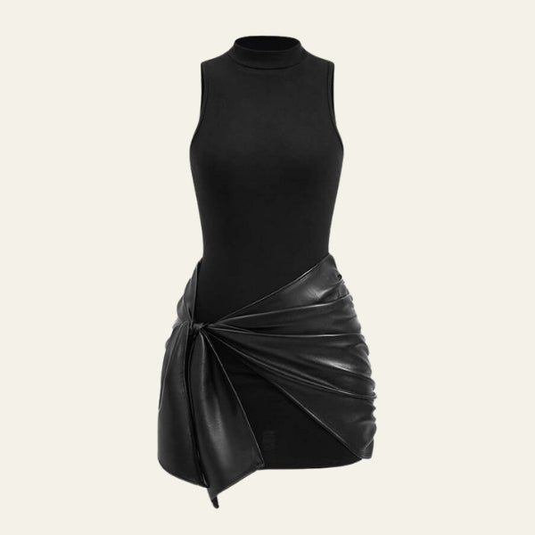 The Emilia Draped Mini Dress