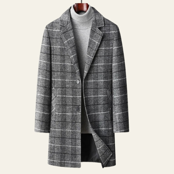 The Camden Checked Single-Breasted Coat