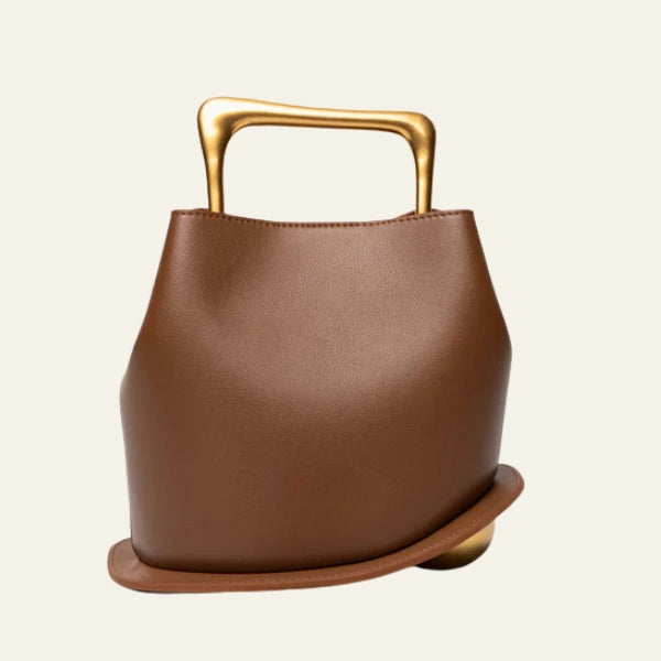 The Vienna Sculpted Handle Mini Handbag