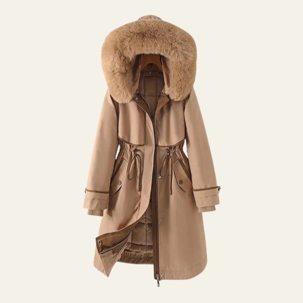 The Aspen Faux-Fur Hood Parka Coat