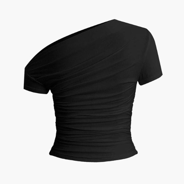 The Amalfi Asymmetric Ruched Top