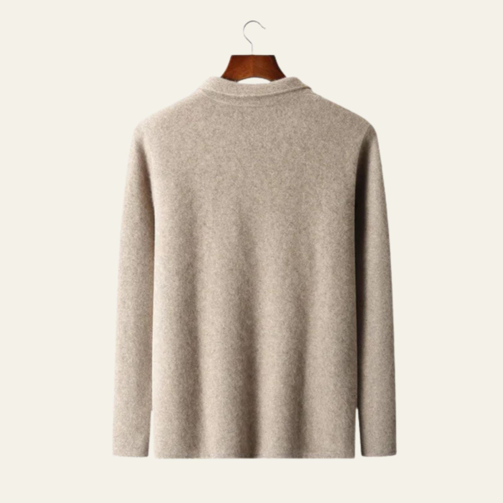 The Vienna Cashmere Zip Cardigan