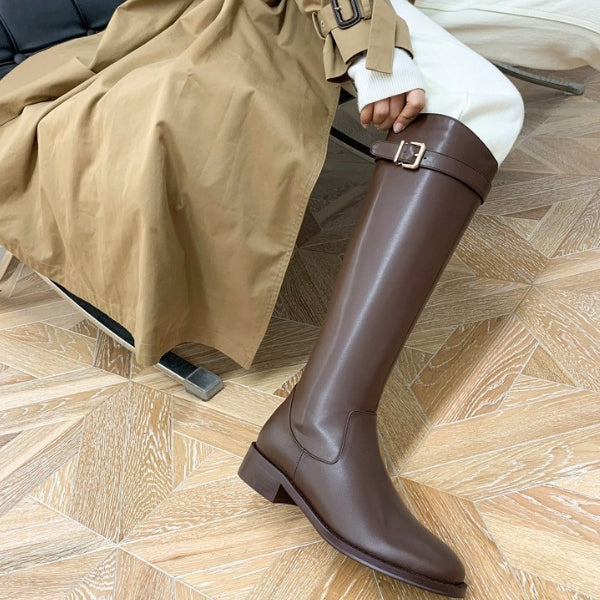 The Milan Equestrian Leather Boot