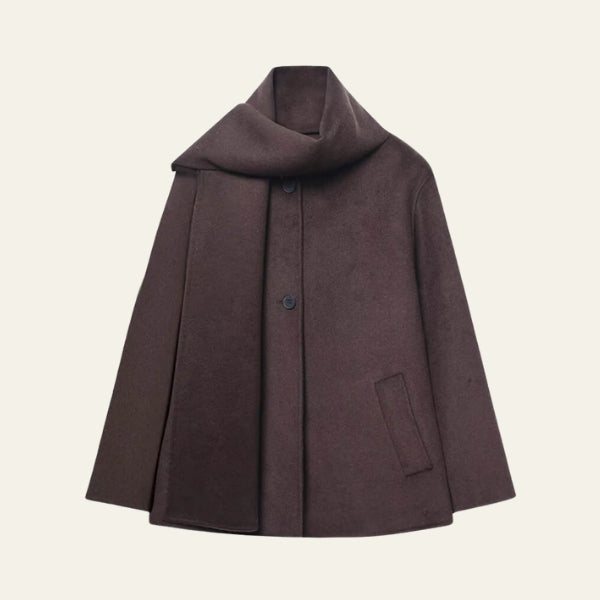 The Oslo Scarf-Neck Wrap Jacket