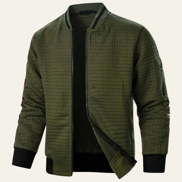 The Geneva Quilted Bomber Jacket