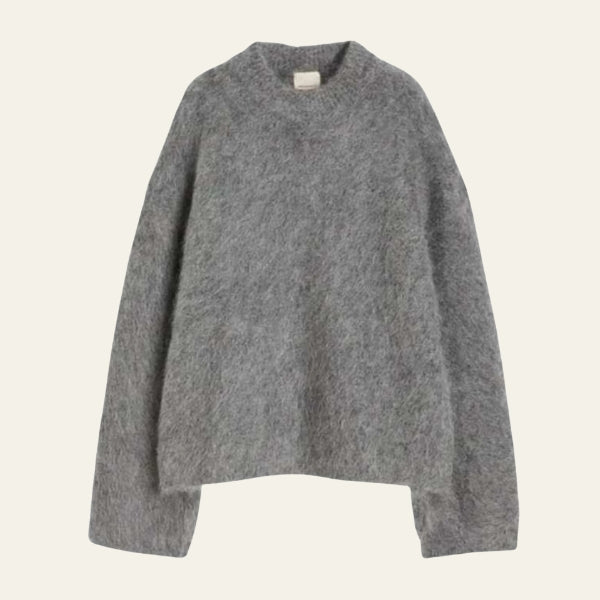 The Aspen Fuzzy-Knit Crewneck Sweater