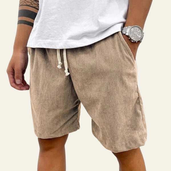The Kyoto Ribbed Drawstring Shorts