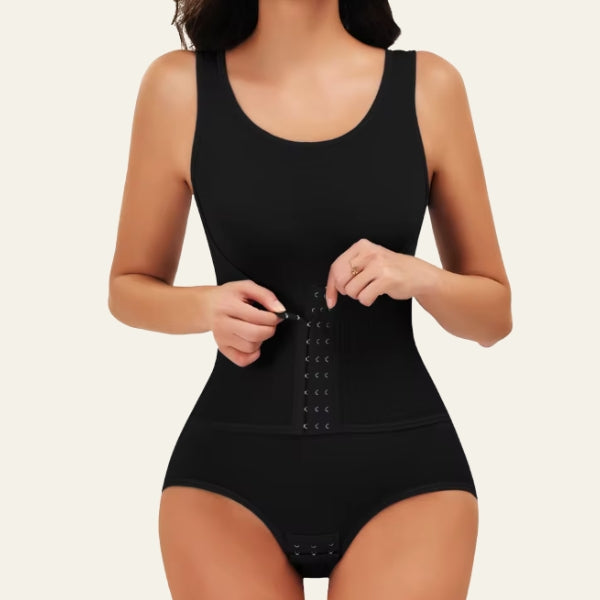 The Riviera Hook-Front Sculpting Bodysuit
