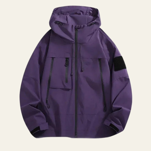 The Alpine Hooded Zip Shell Jacket