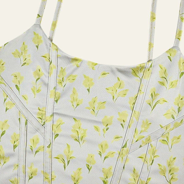 The Amalfi Floral Print Midi Dress