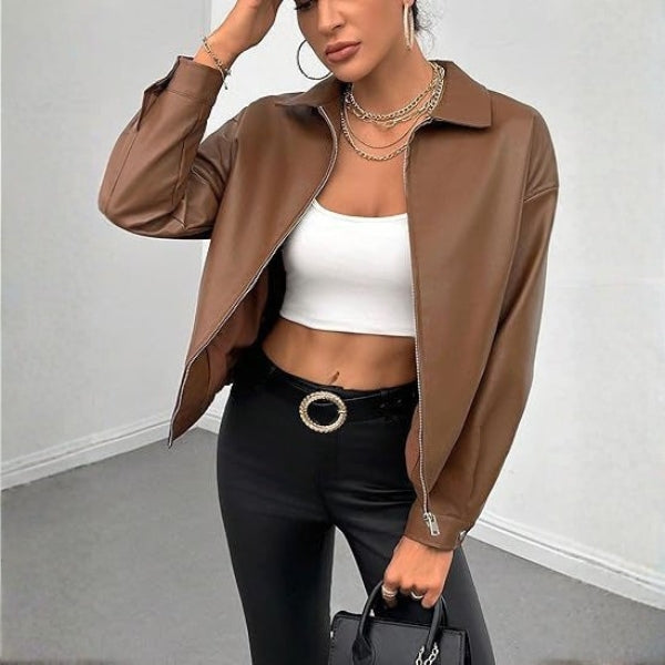 The Berlin Faux Leather Jacket