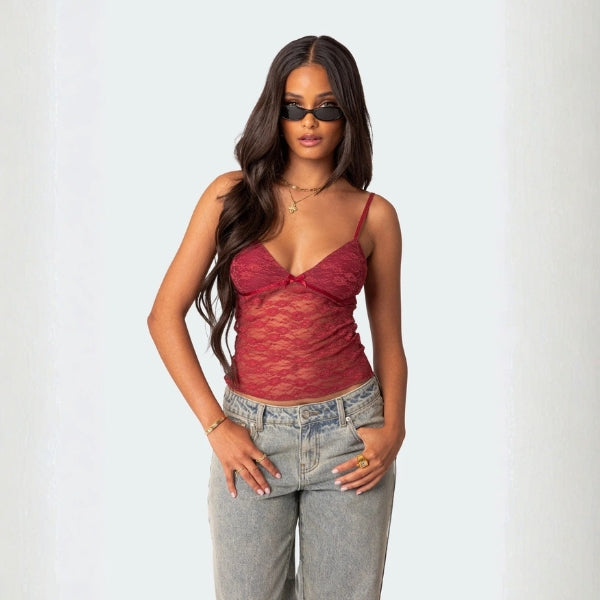 The Amara Delicate Lace-Inspired Cami