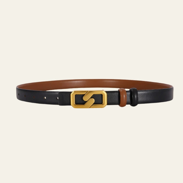 The Odessa Link-Buckle Slim Belt