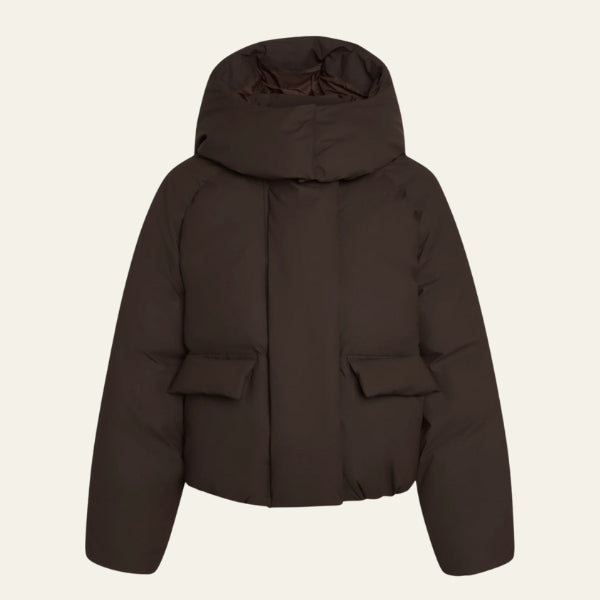 The Aspen Hooded Cropped Puffer Jacket