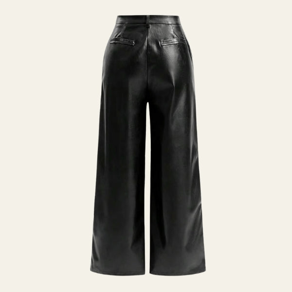 The Soho Flared Leather Pants